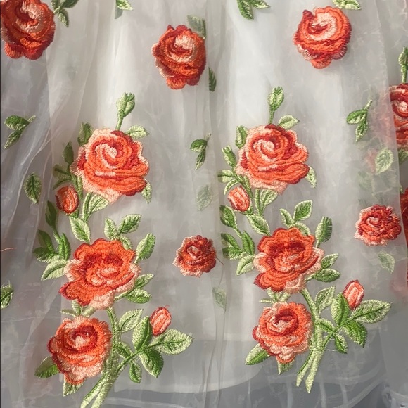 RARE embroidered midi skirt from Dancing Days by Banned, sold on ModCloth - Picture 3 of 10